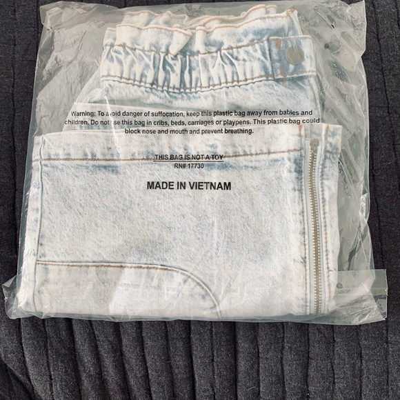 High Rise Paperbag Denim Skirt | Universal Thread - Picture 5 of 6